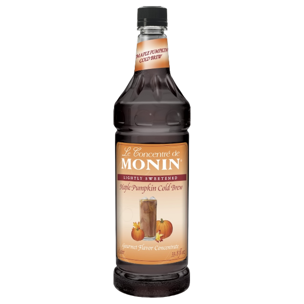 Maple Pumpkin Cold Brew Coffee Concentrate MONIN, 1L