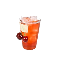Cherry flower soda
