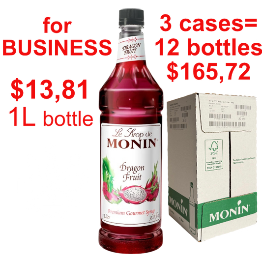 Dragonfruit Syrup MONIN, B2B bundle