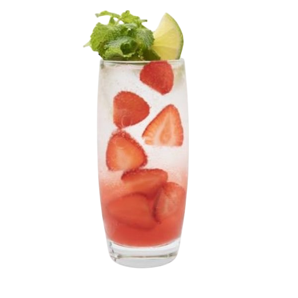 Strawberry Rose No-Jito