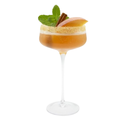 Cocktail sans alcool à la pêche