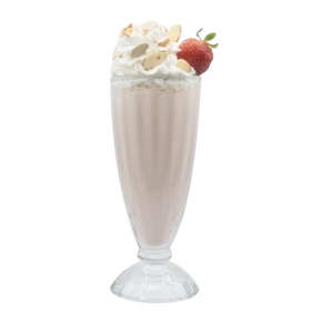 Milkshake aux fraises et aux amandes  