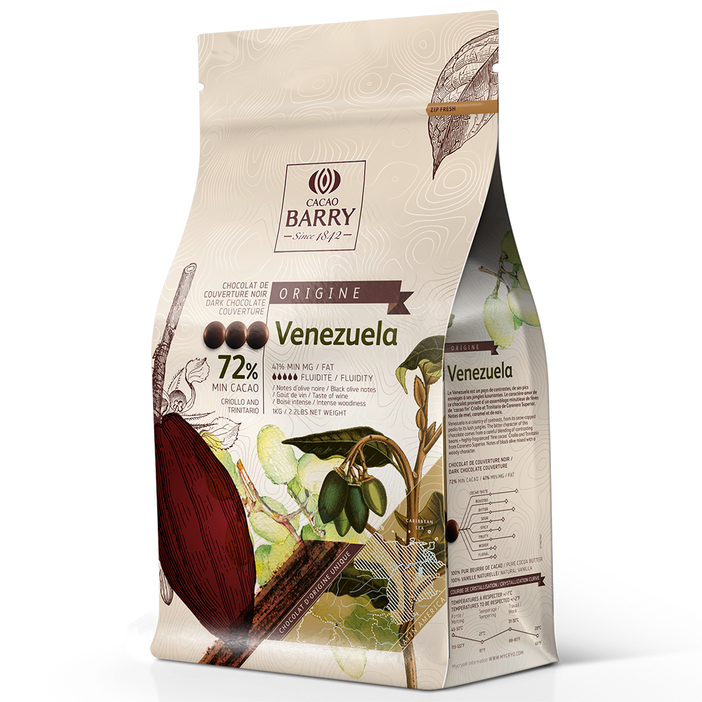 Photo of Venezuela Chocolate 72% BARRY, 1 kg