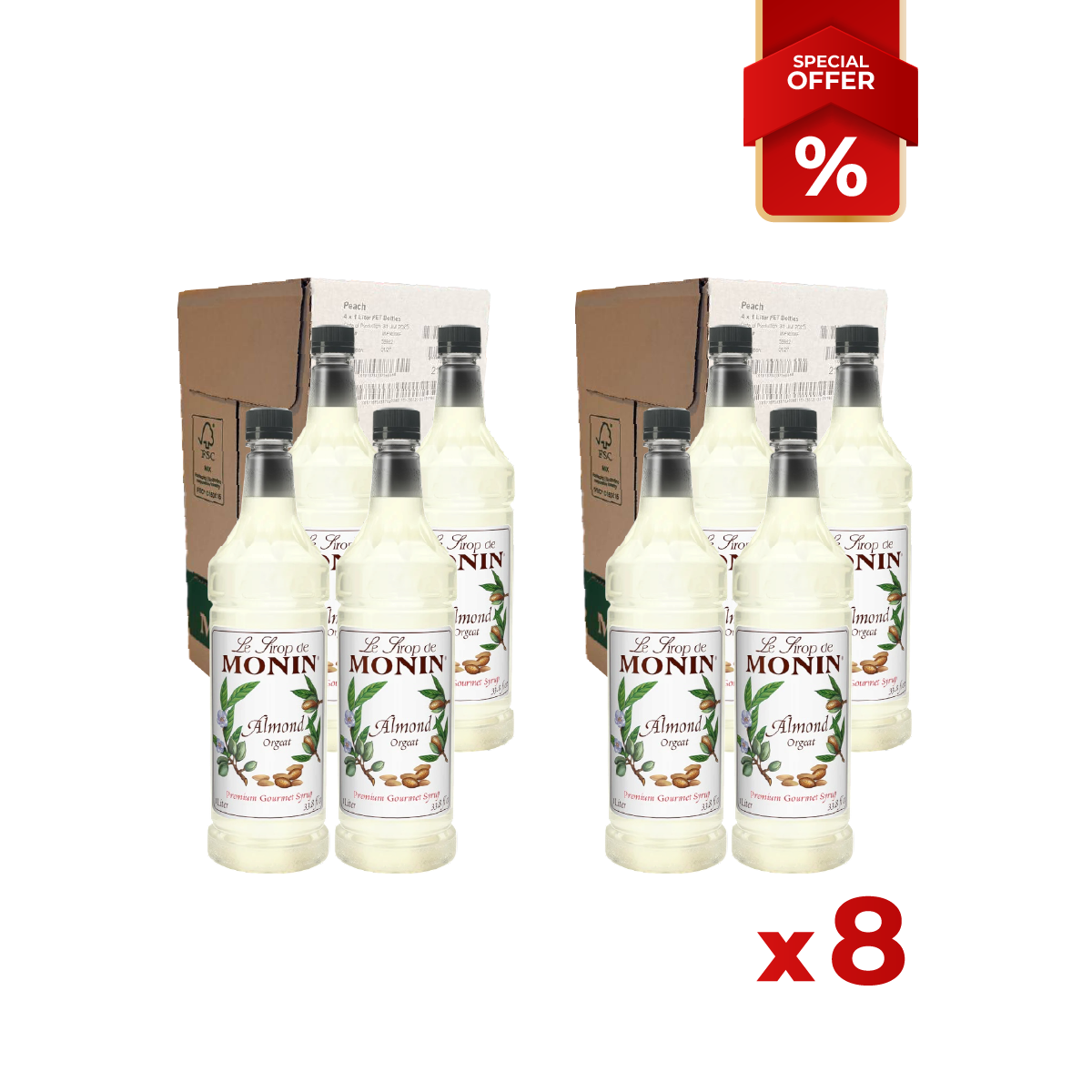 Almond (Orgeat) Syrup MONIN, 1L