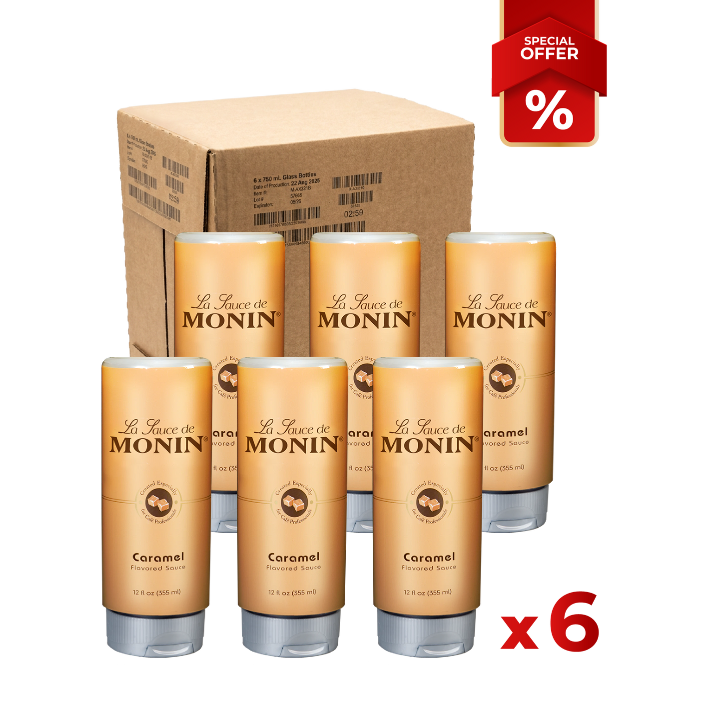 Topping de Sauce Caramel MONIN, 12oz