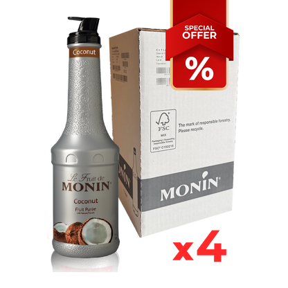 Purée de sirop de noix de coco MONIN, 1L B2B