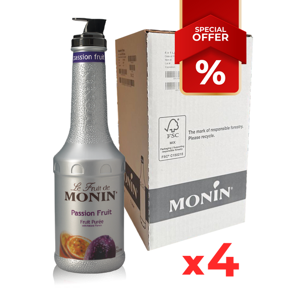 Purée de sirop de fruit de la passion MONIN, 1L B2B