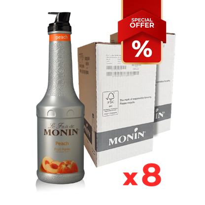 Purée de sirop de pêche MONIN, 1L B2B