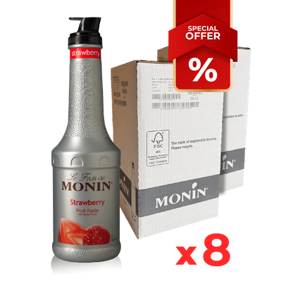 Strawberry Syrup puree MONIN, 1L B2B