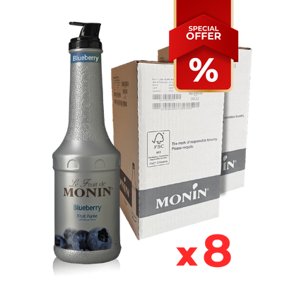 Purée de sirop de myrtille MONIN, 1L B2B