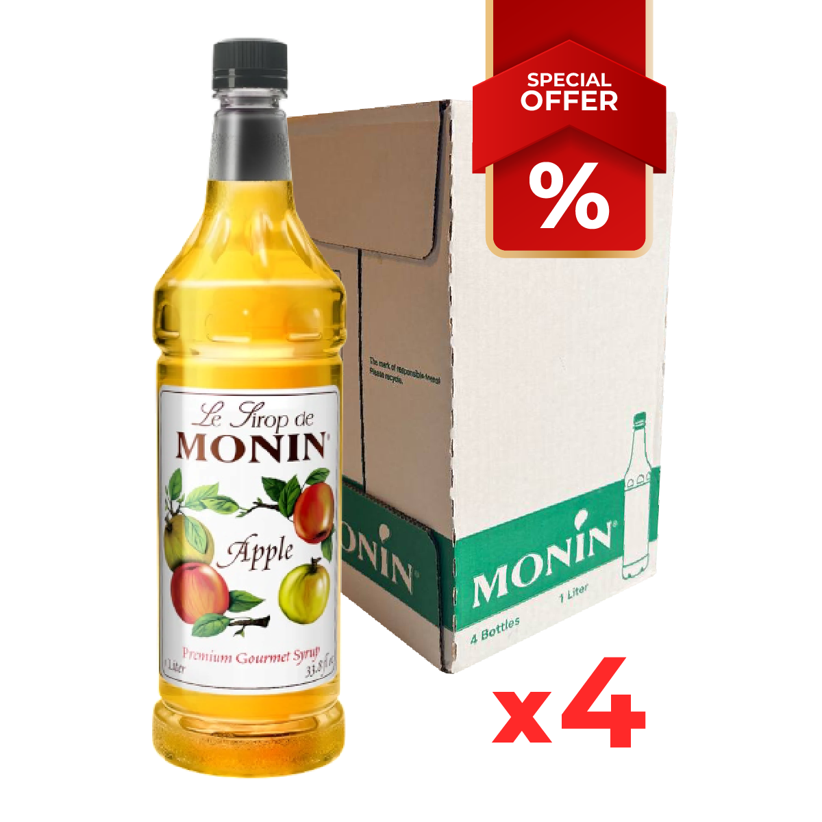Sirop de Pomme MONIN, 1L