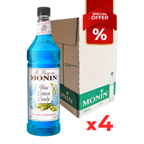 Sirop de Barbe à Papa Bleue MONIN, 1L