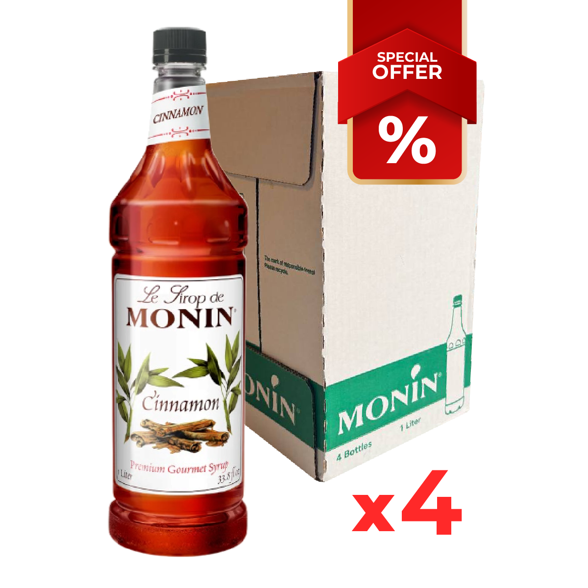 Sirop de Cannelle MONIN, 1L