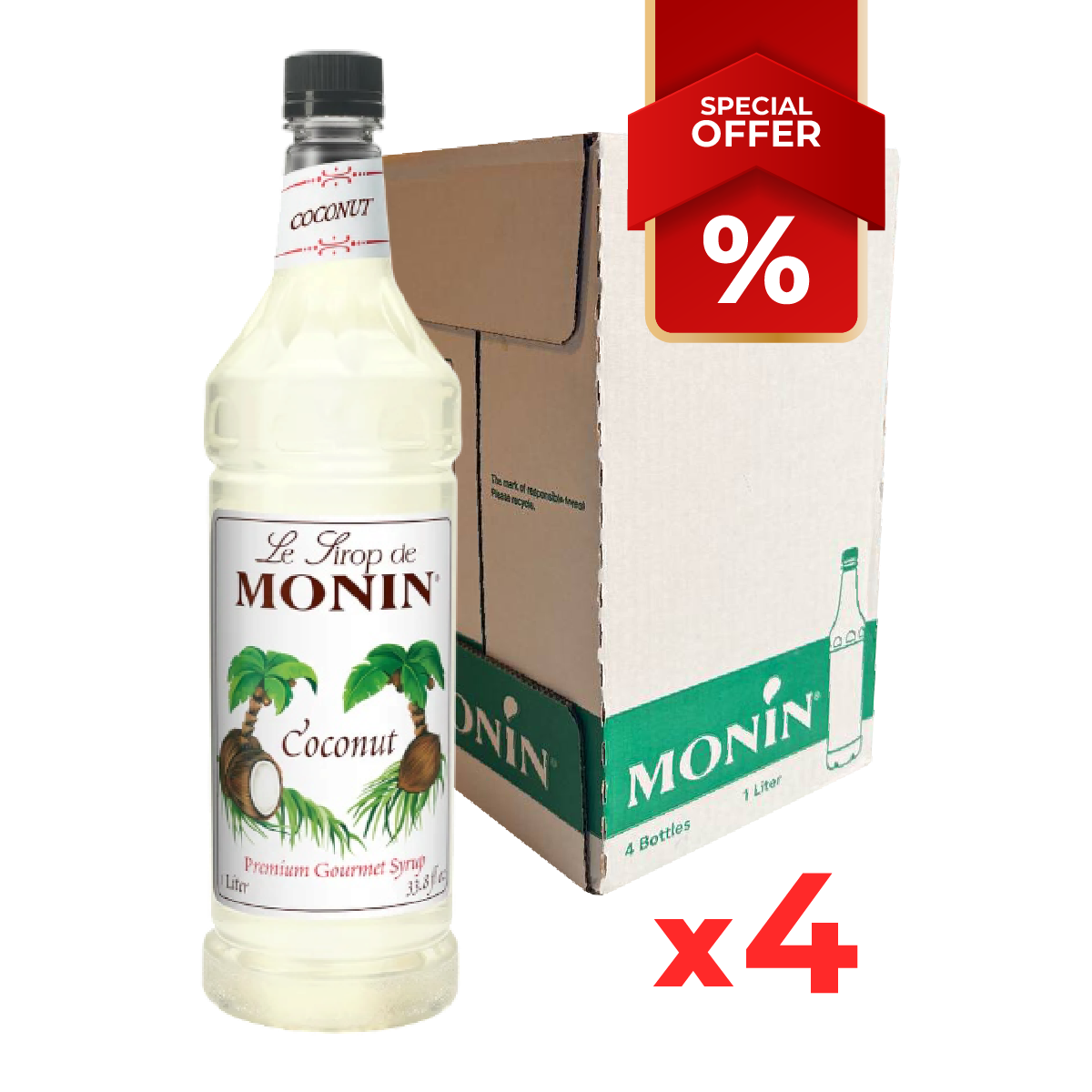 Coconut Syrup MONIN, 1L