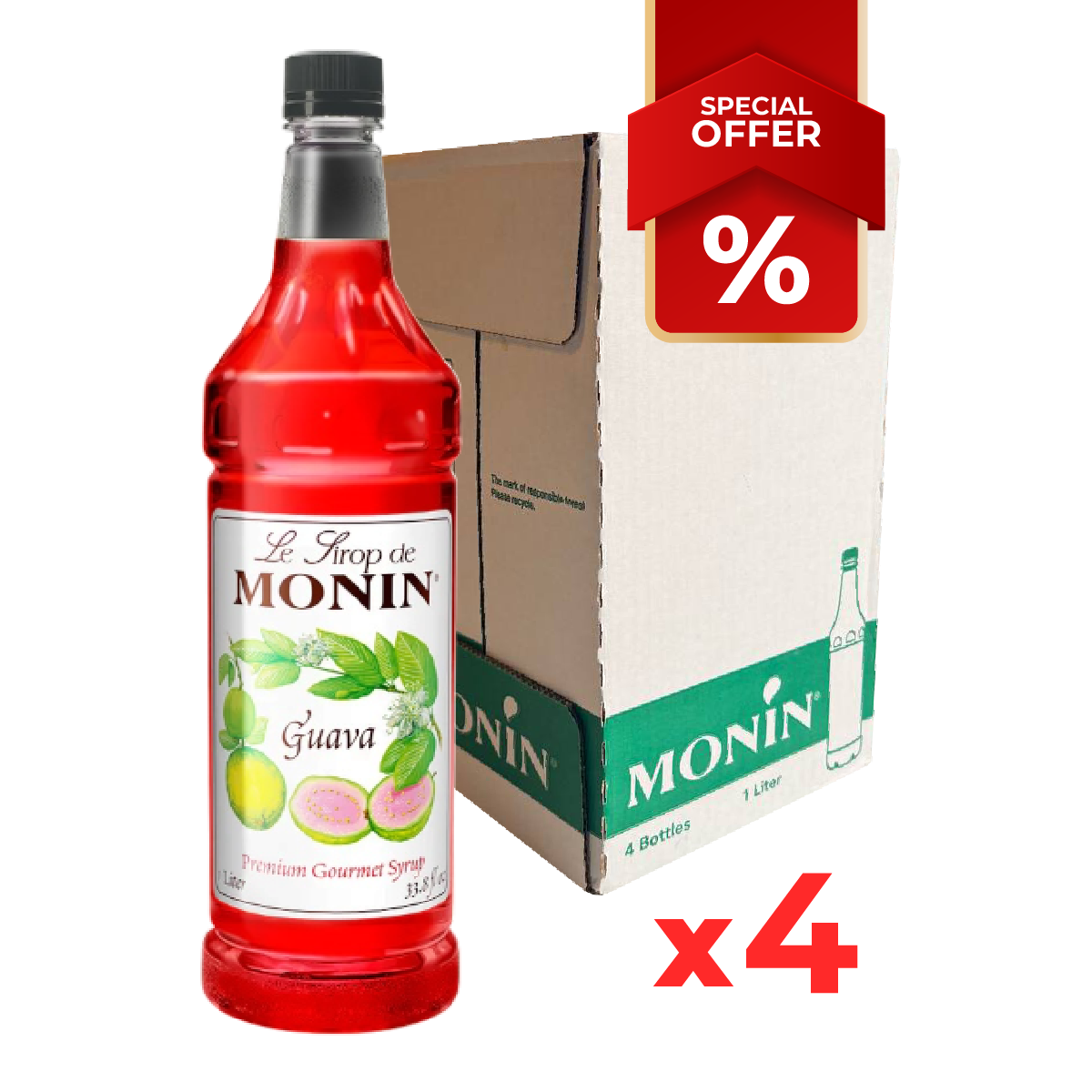 Guava Syrup MONIN, 1L