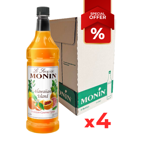 Sirops île hawaïenne MONIN, 1L