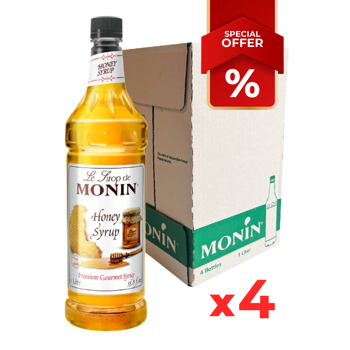 Sirop de Miel MONIN, 1L
