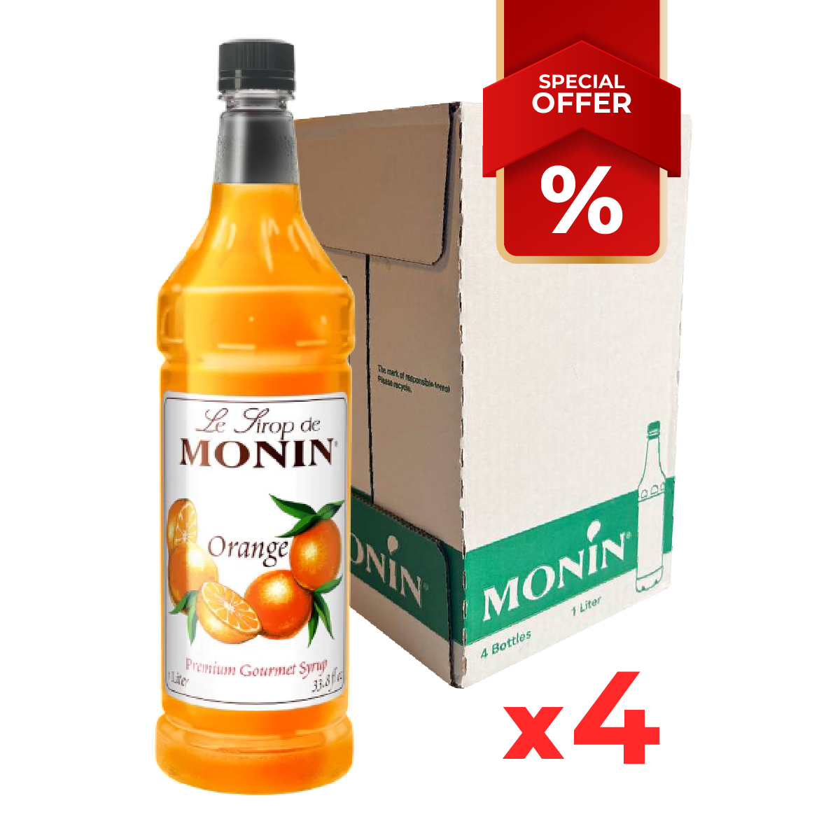 Sirop d'Orange MONIN 1L