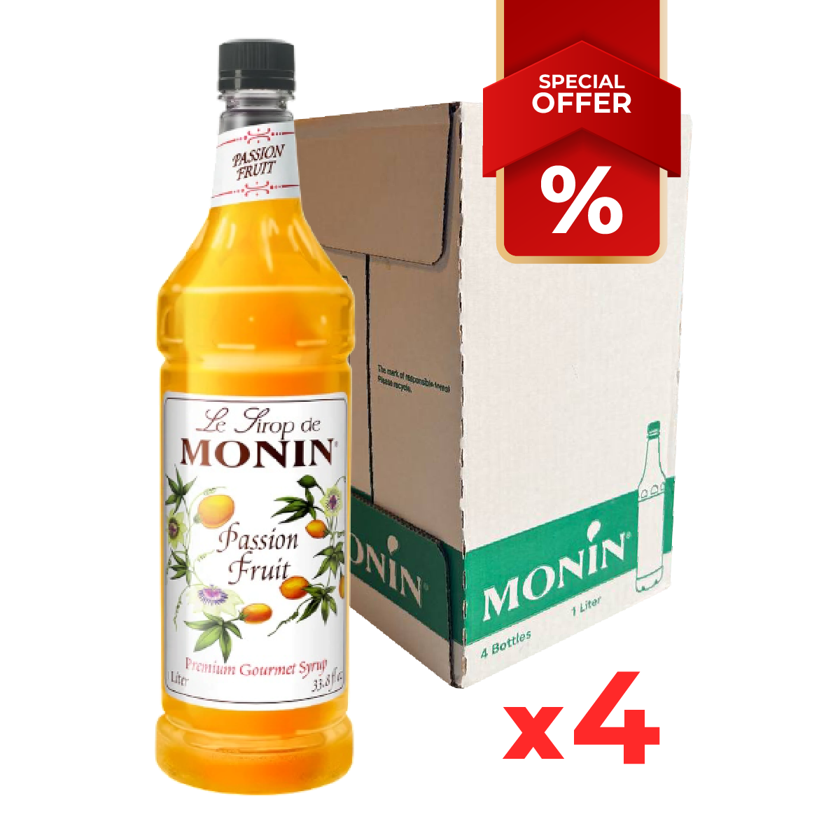 Passion Fruit Syrup MONIN, 1L