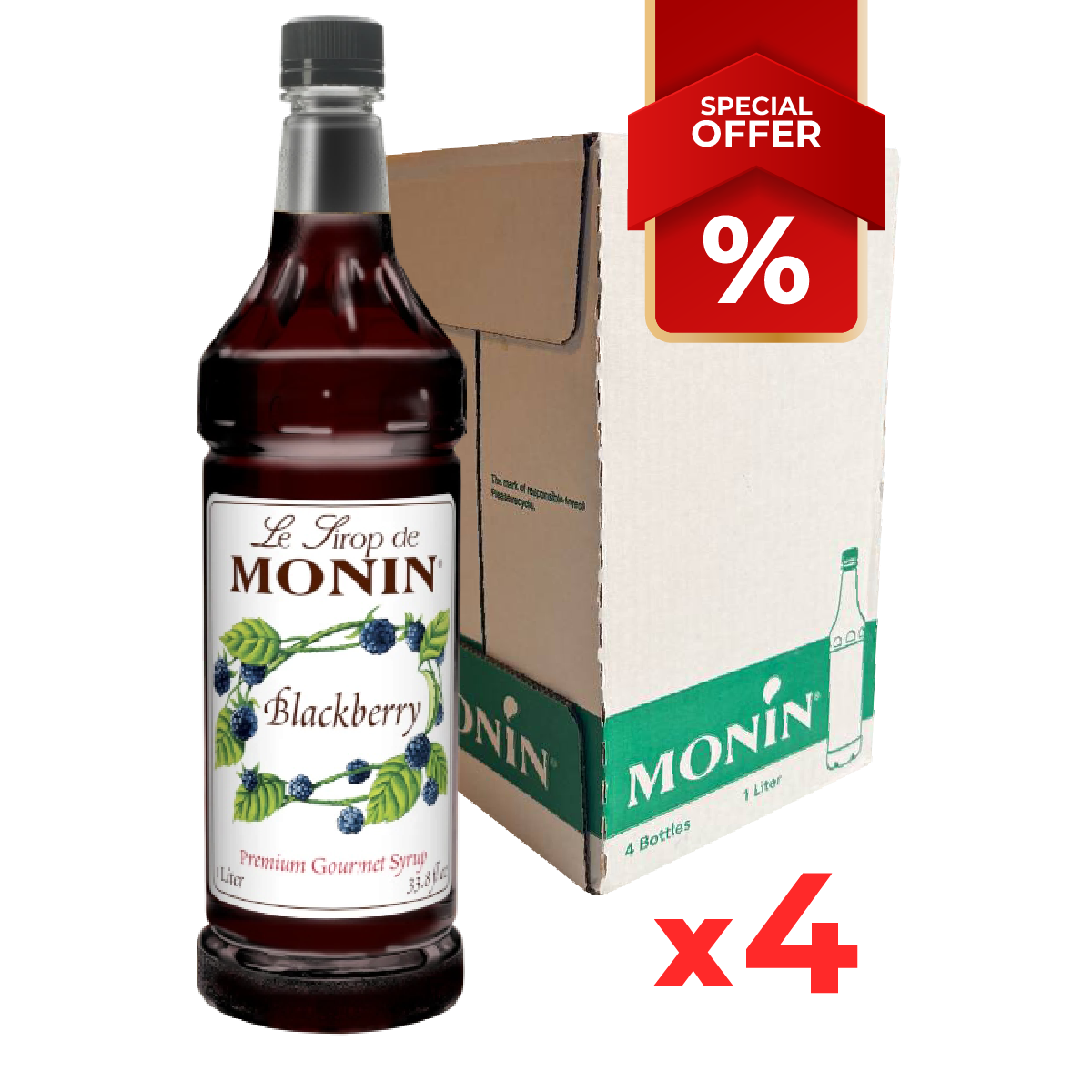 Sirop de Mûre MONIN, 1L