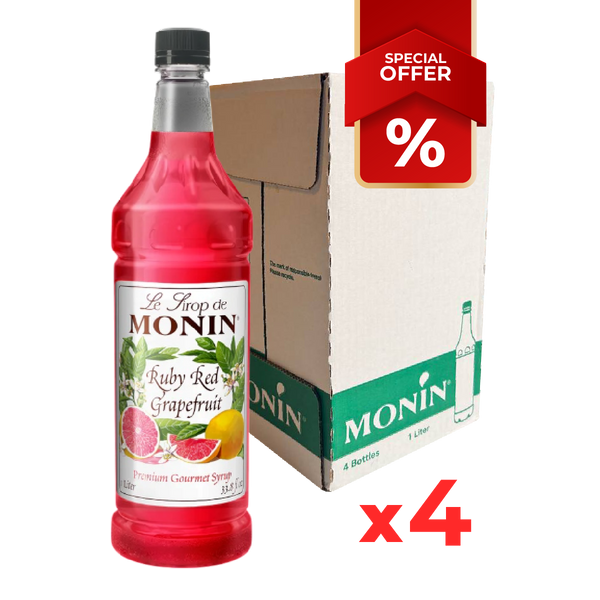 Ruby Red Grapefruit Syrup MONIN 1L