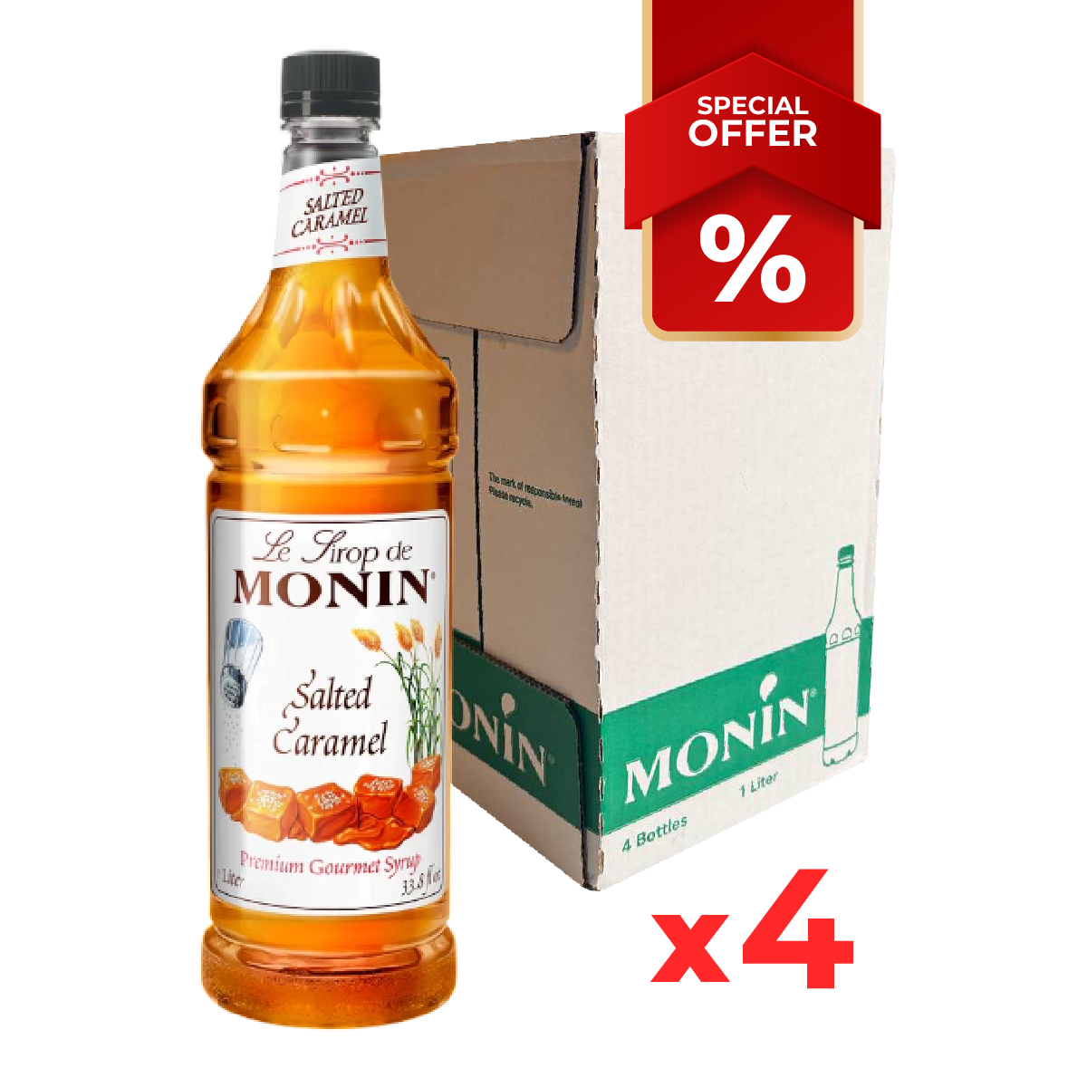 Sirop de Caramel Salé MONIN, 1L