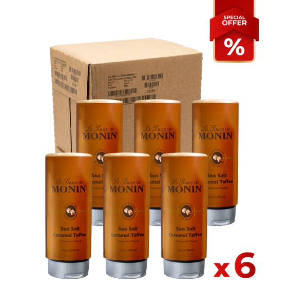 Topping de Sauce Caramel au Sel de Mer MONIN, 12oz