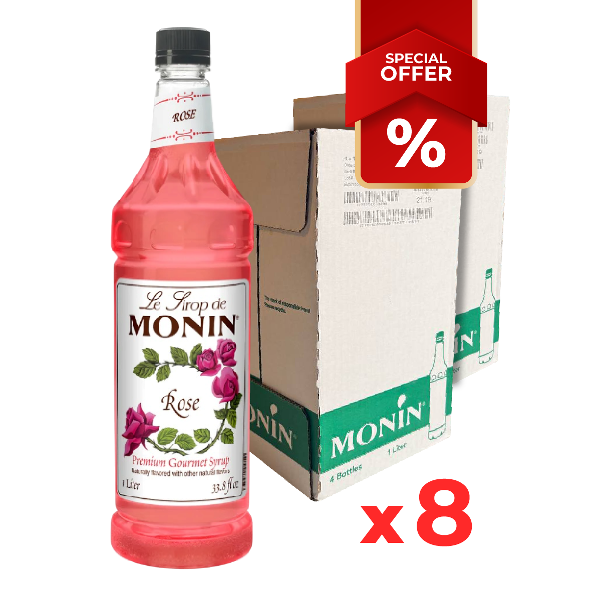 Rose Syrup MONIN 1L