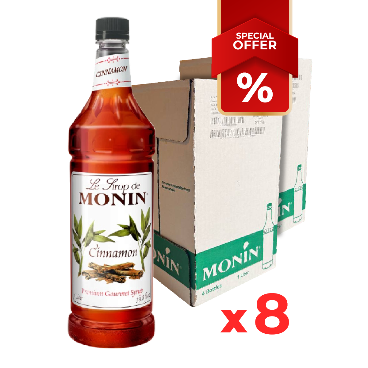Sirop de Cannelle MONIN, 1L