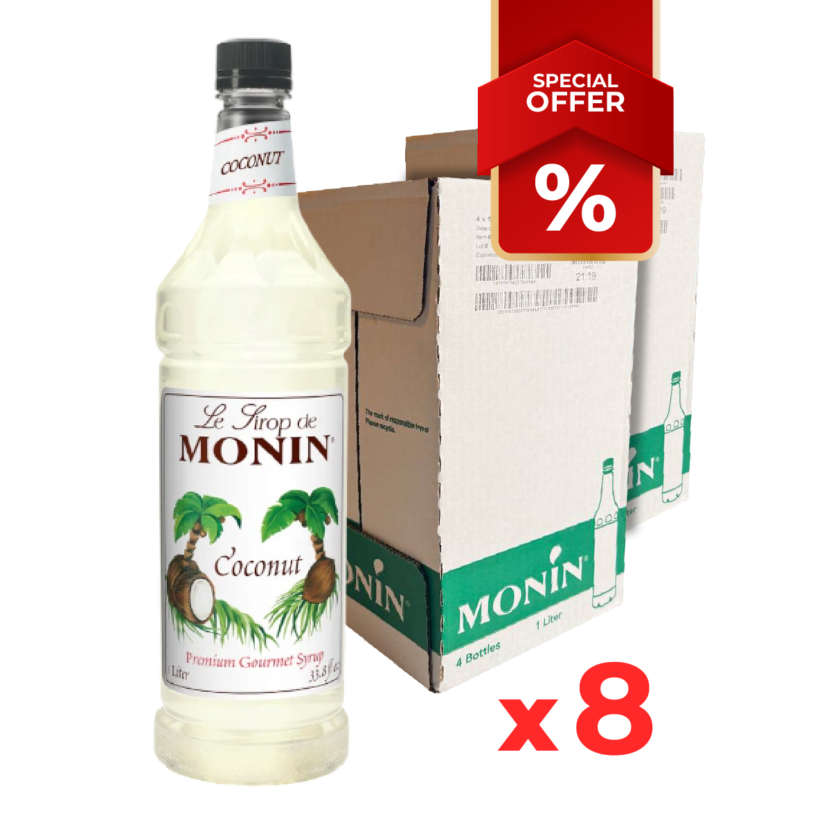 Coconut Syrup MONIN, 1L
