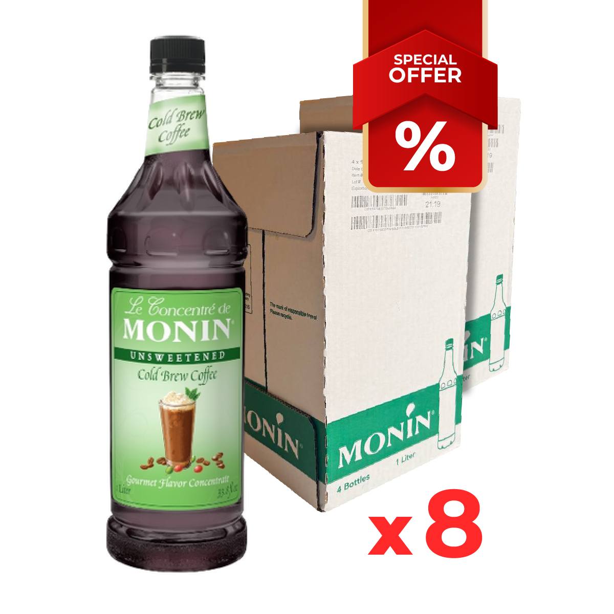 Cold Brew Coffee Concentrate MONIN, 1L