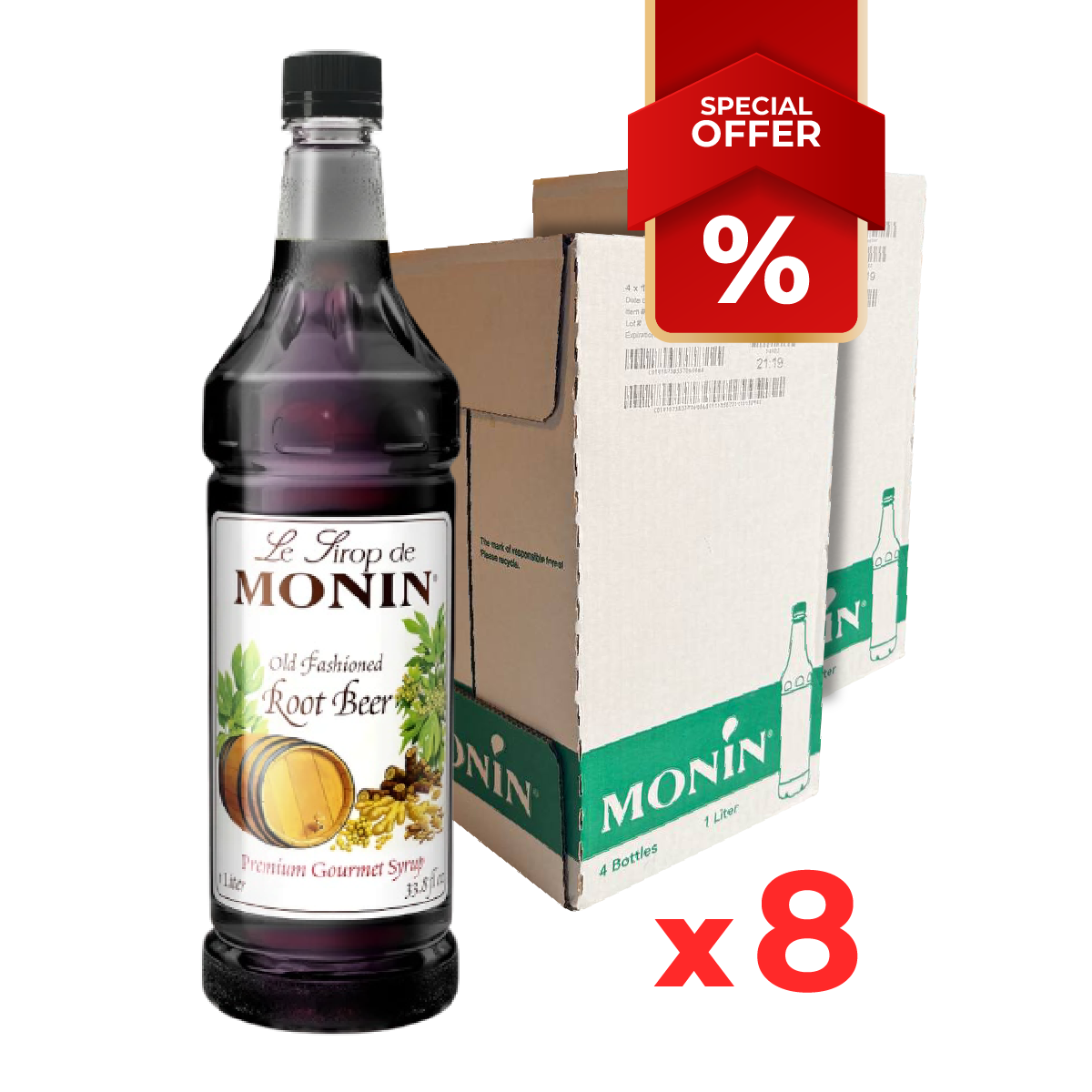 Root Beer Syrup Old Fashion MONIN, 1L