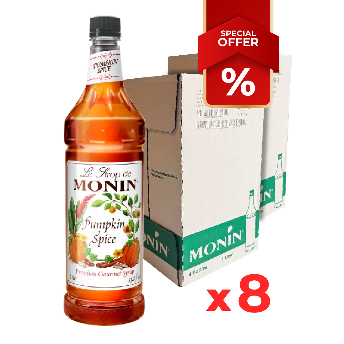 Pumpkin Spice Syrup MONIN B2B