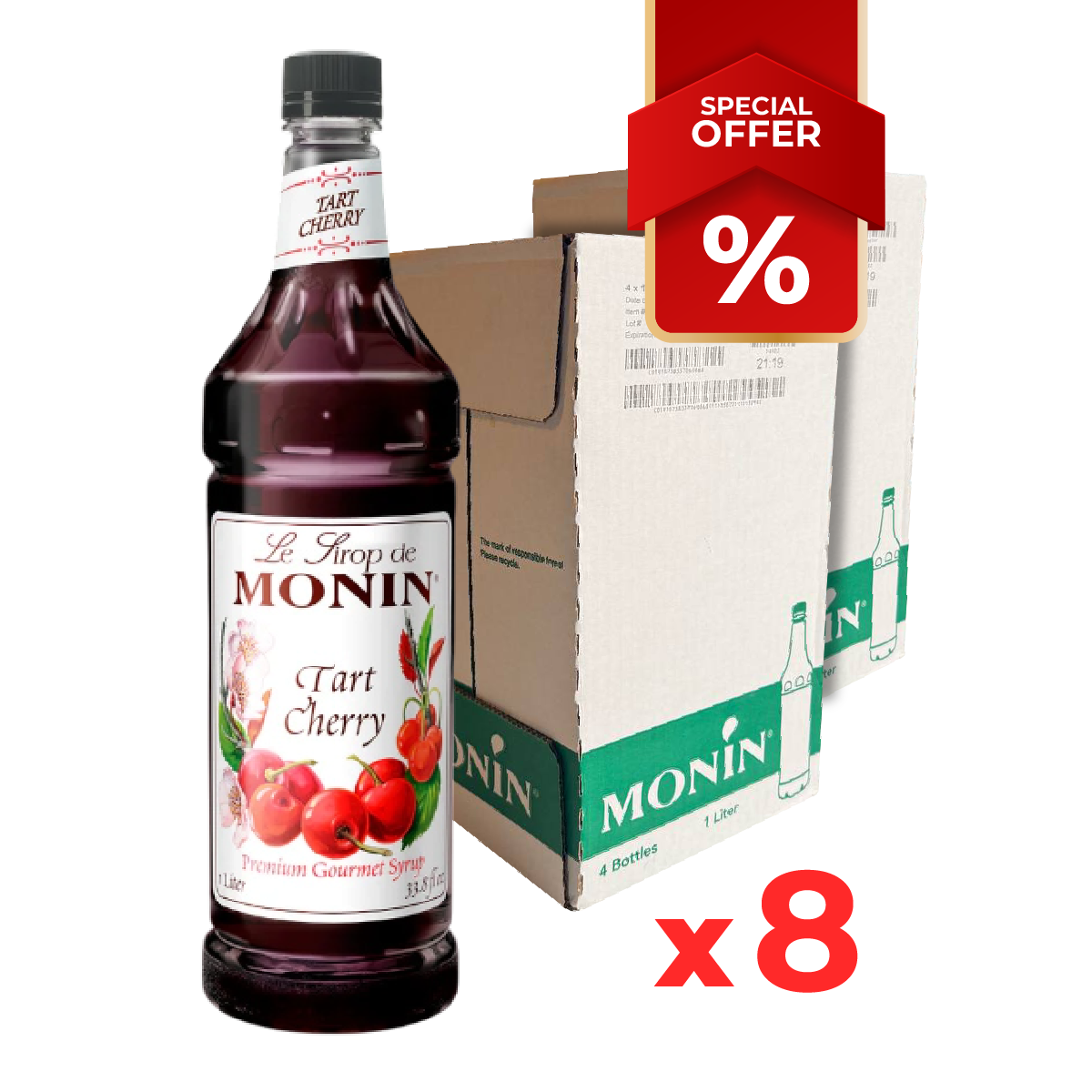 Sirop de Cerise Tart MONIN, 1L
