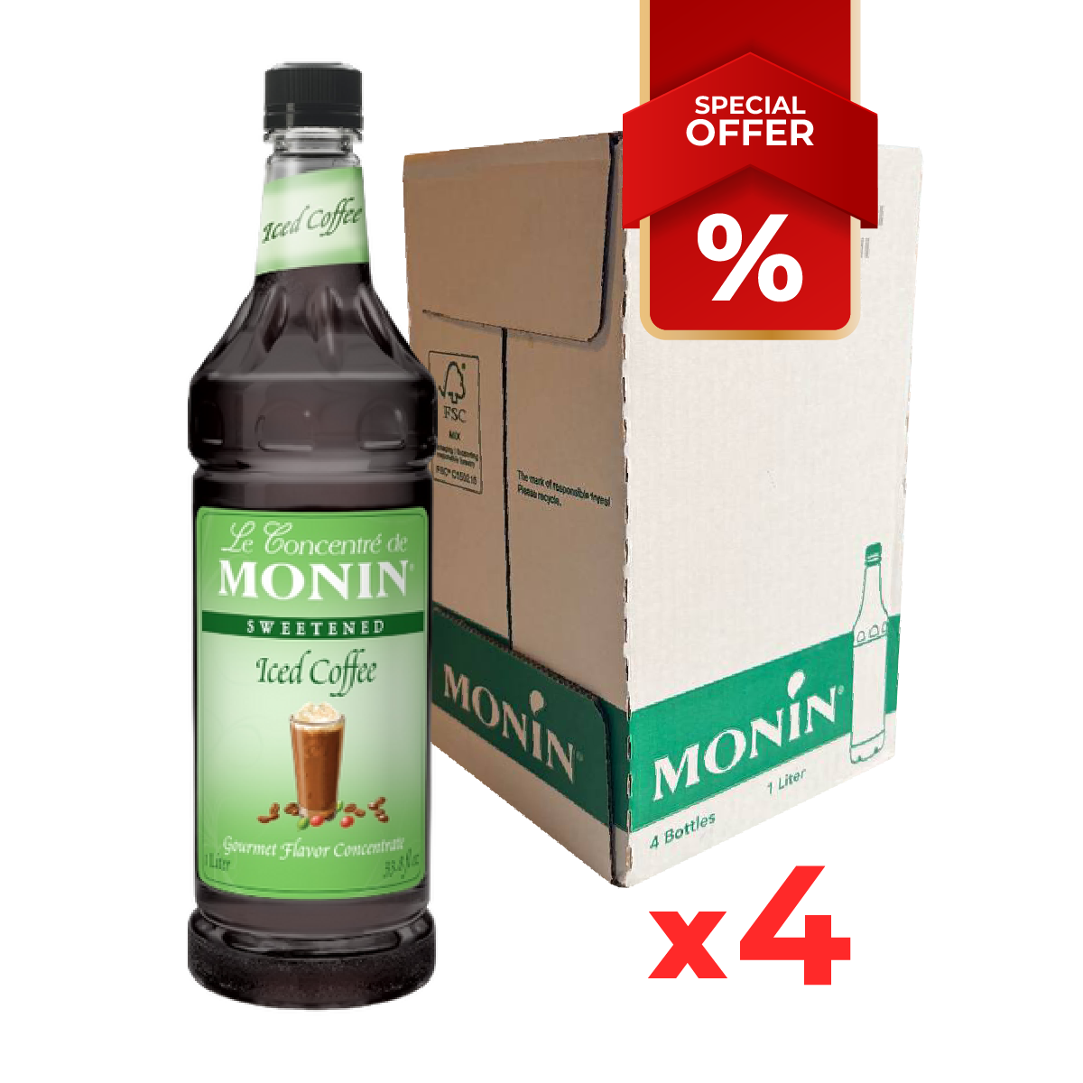 Concentré de café glacé MONIN, 1L