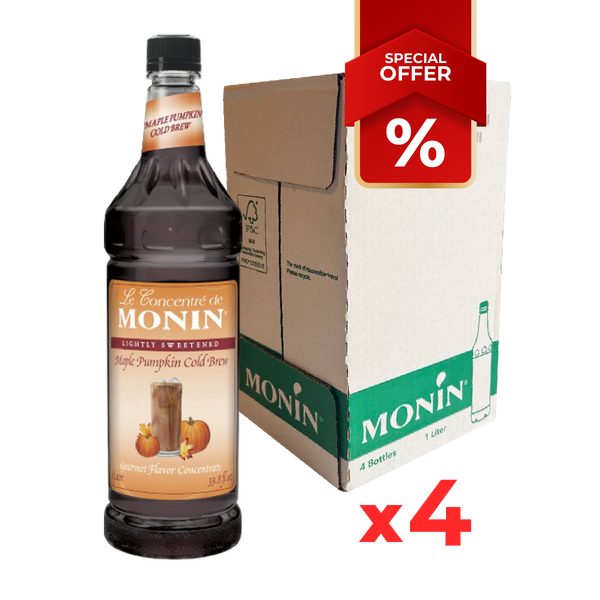 Maple Pumpkin Cold Brew Coffee Concentrate MONIN, 1L