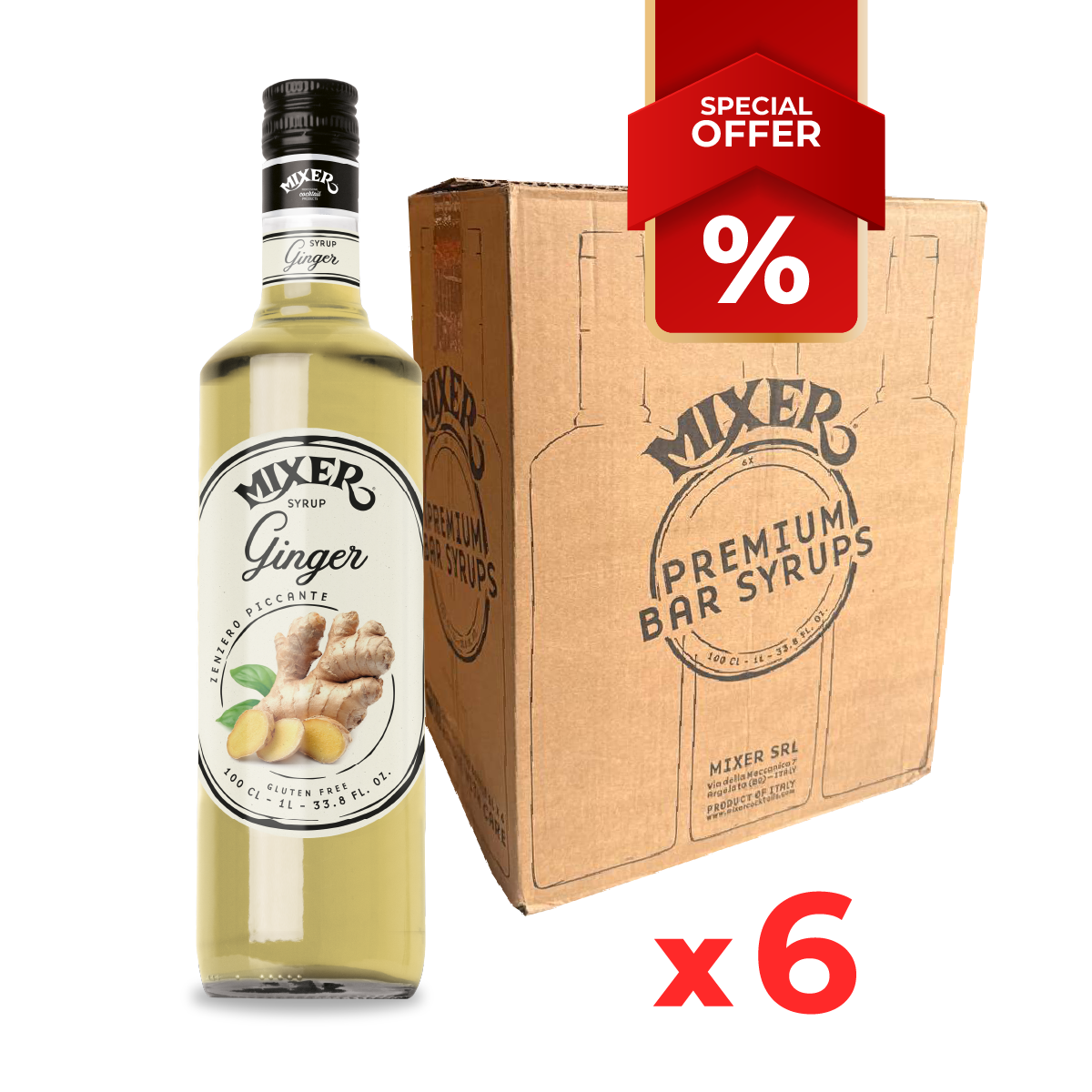 Ginger Syrup MIXER, 1L