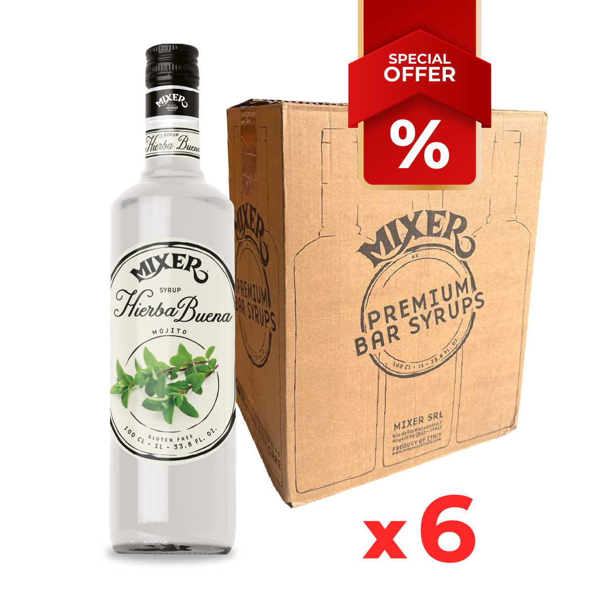 Hierba Buena - Mojito Syrup MIXER, 1L