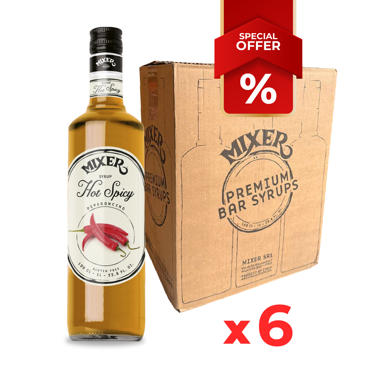 Hot Spicy Syrup MIXER, 1L