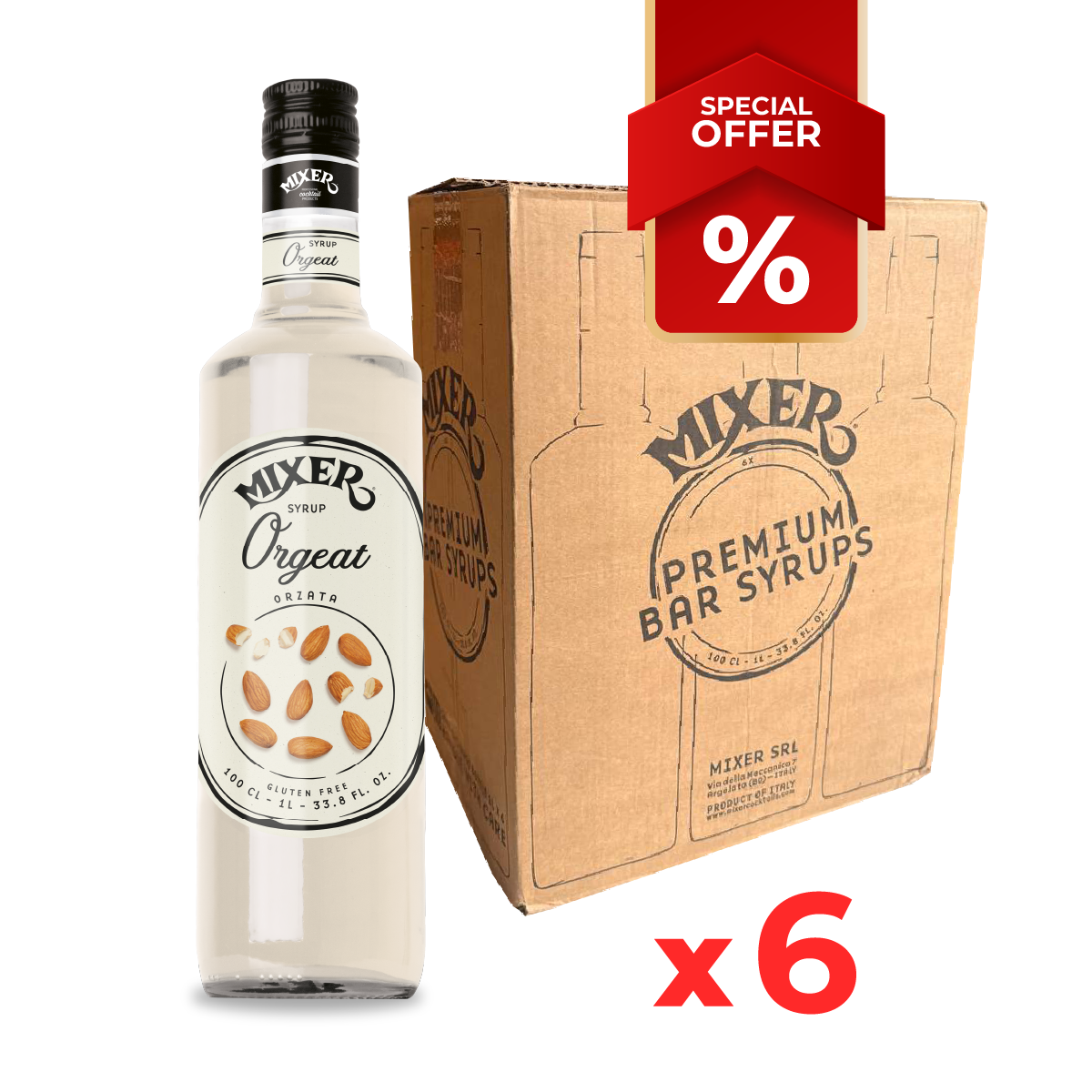 Sirops d'orgeat MIXER, 1L