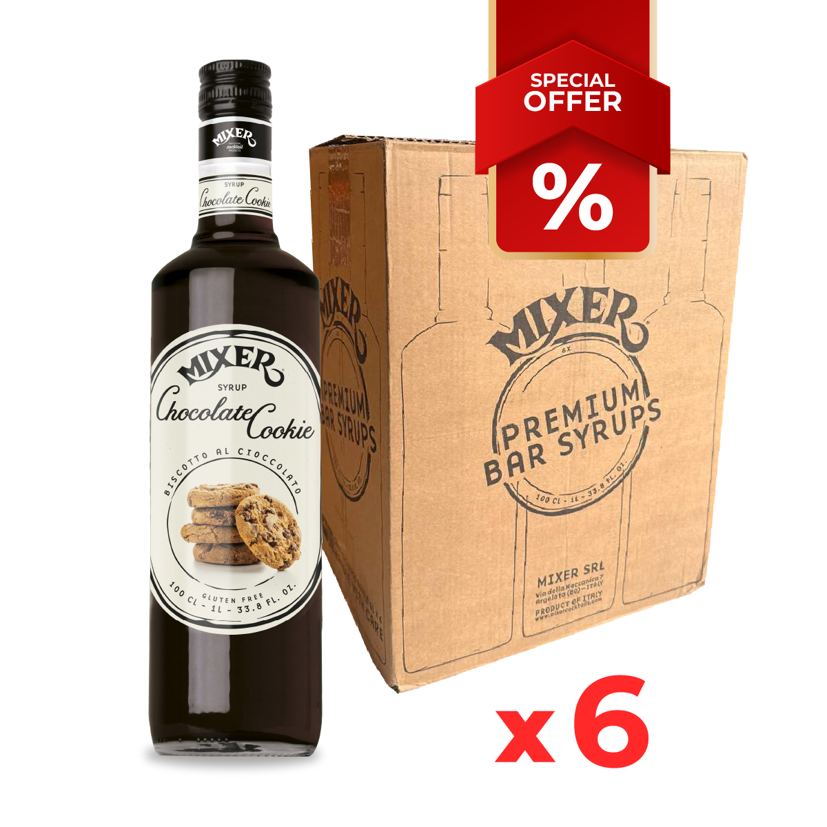 Chocolate Cookie Syrup MIXER, 1L