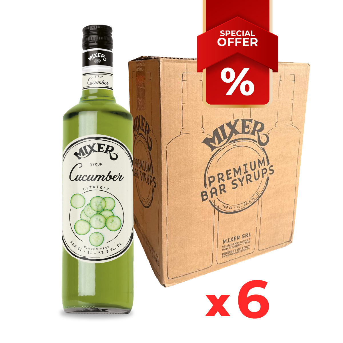 Cucumber Syrup MIXER, 1L