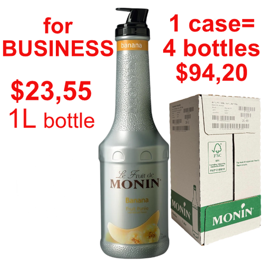 Banana Puree Syrup MONIN, B2B bundle