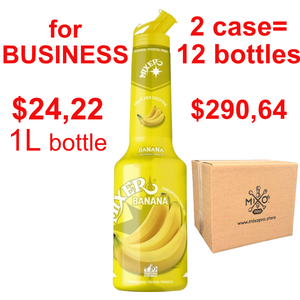 Banana Fruit Syrup Puree MIXER B2B