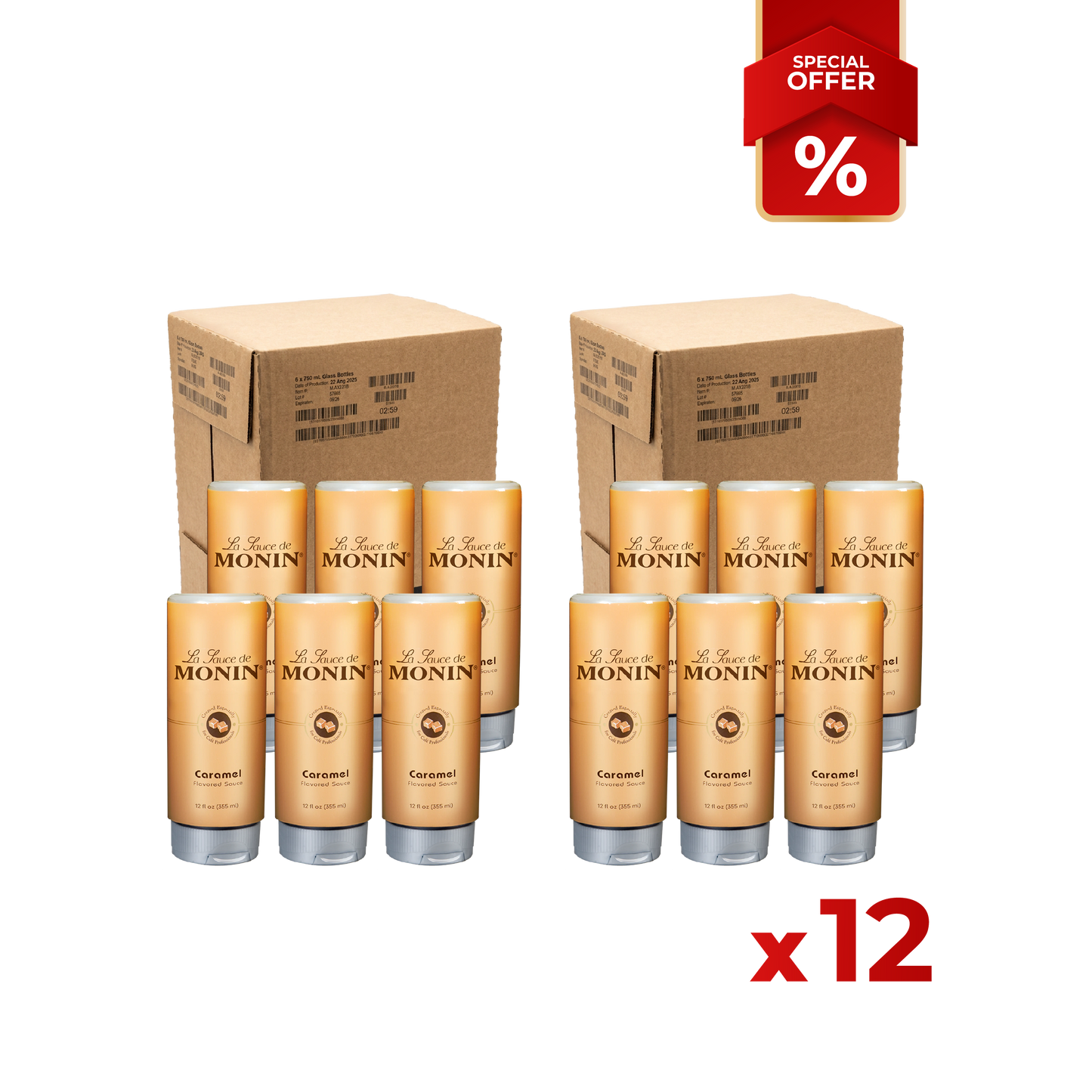 Topping de Sauce Caramel MONIN, 12oz