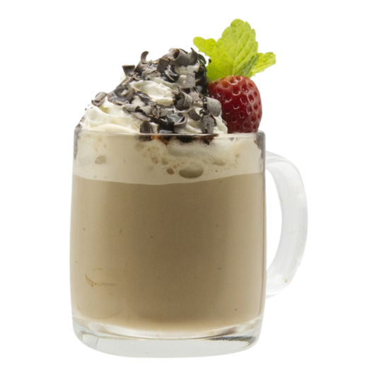 Strawberry Rose Chocolate Latte