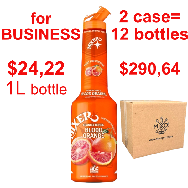 Blood Orange Fruit Syrup Puree MIXER B2B