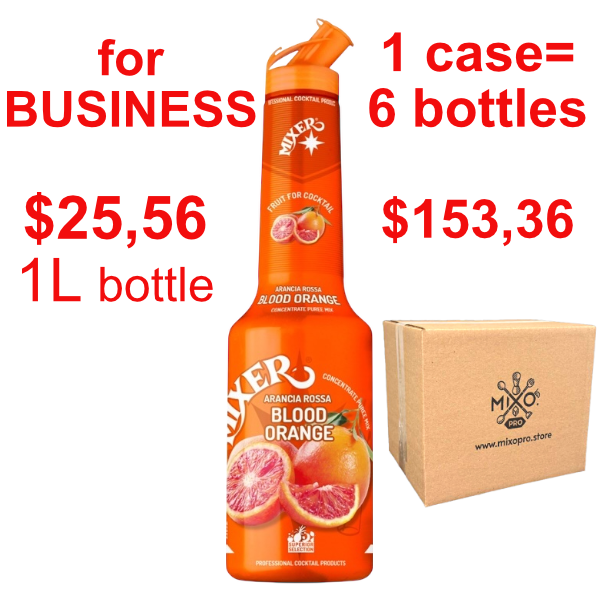 Blood Orange Fruit Syrup Puree MIXER B2B