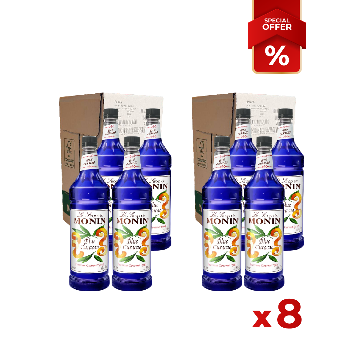 Blue Curacao Syrup MONIN B2B