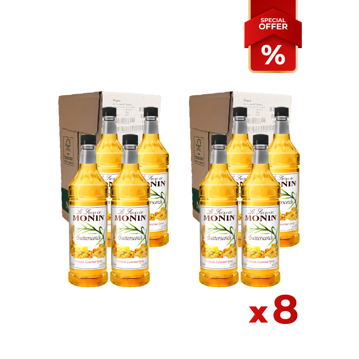 Butterscotch Syrup MONIN, 1L